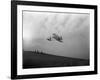 Orville Wright Testing Glider Photograph - North Carolina-Lantern Press-Framed Art Print