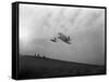 Orville Wright Testing Glider Photograph - North Carolina-Lantern Press-Framed Stretched Canvas