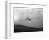 Orville Wright Testing Glider Photograph - North Carolina-Lantern Press-Framed Art Print