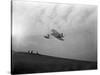 Orville Wright Testing Glider Photograph - North Carolina-Lantern Press-Stretched Canvas