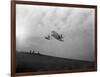 Orville Wright Testing Glider Photograph - North Carolina-Lantern Press-Framed Art Print