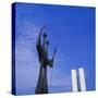 Os Candangos Monument, Brasilia, Brazil-Geoff Renner-Stretched Canvas