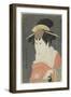 Osagawa Tsuneyo II in a Female Role, 1794-Toshusai Sharaku-Framed Giclee Print