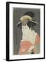 Osagawa Tsuneyo II in a Female Role, 1794-Toshusai Sharaku-Framed Giclee Print