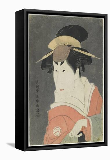 Osagawa Tsuneyo II in a Female Role, 1794-Toshusai Sharaku-Framed Stretched Canvas