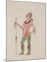 Osage, C.1934 (Watercolor)-Monroe Tsatoke-Mounted Giclee Print