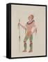 Osage, C.1934 (Watercolor)-Monroe Tsatoke-Framed Stretched Canvas