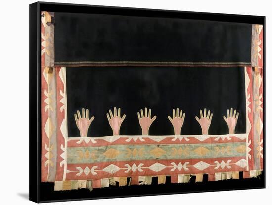 Osage Friendship Blanket-null-Framed Stretched Canvas