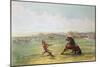 Osage Hunters Catching Wild Horses-George Catlin-Mounted Giclee Print