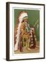 Osage Indian in Full Dress, Oklahoma-null-Framed Art Print