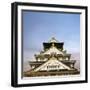 Osaka Castle, One of the Famous Castle in Japan, Asia.-elwynn-Framed Photographic Print