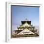 Osaka Castle, One of the Famous Castle in Japan, Asia.-elwynn-Framed Photographic Print