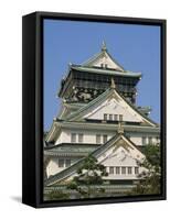 Osaka Castle, Osaka, Honshu, Japan-null-Framed Stretched Canvas