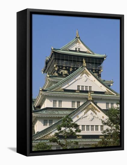 Osaka Castle, Osaka, Honshu, Japan-null-Framed Stretched Canvas