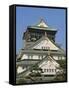 Osaka Castle, Osaka, Honshu, Japan-null-Framed Stretched Canvas