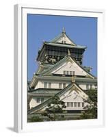 Osaka Castle, Osaka, Honshu, Japan-null-Framed Premium Photographic Print