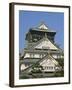 Osaka Castle, Osaka, Honshu, Japan-null-Framed Premium Photographic Print