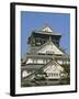 Osaka Castle, Osaka, Honshu, Japan-null-Framed Premium Photographic Print