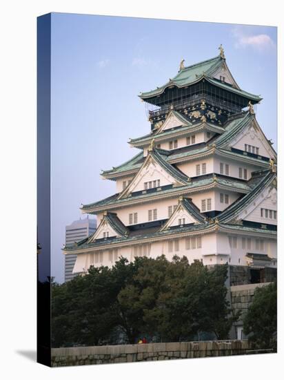 Osaka Castle, Osaka, Honshu, Japan-null-Stretched Canvas