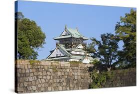 Osaka Castle, Osaka, Kansai, Japan-Ian Trower-Stretched Canvas