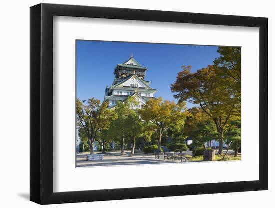 Osaka Castle, Osaka, Kansai, Japan-Ian Trower-Framed Photographic Print