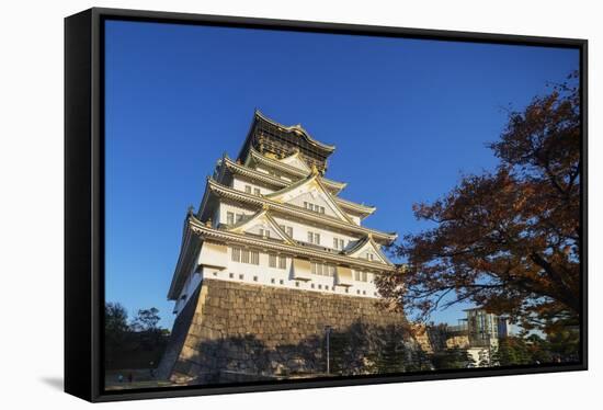 Osaka Castle, Osaka, Kansai, Japan-Christian Kober-Framed Stretched Canvas