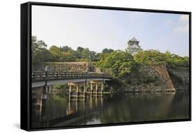 Osaka Castle-Shin Terada-Framed Stretched Canvas