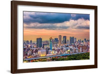 Osaka, Japan skyline at twilight Photo | AllPosters.com