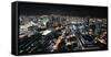 Osaka Night View-Hiroaki Koga-Framed Stretched Canvas