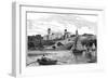 Osborne House from the Solent, East Cowes, Isle of Wight, 1900-null-Framed Giclee Print