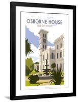 Osborne House, IOW - Dave Thompson Contemporary Travel Print-Dave Thompson-Framed Giclee Print