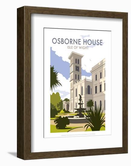 Osborne House, IOW - Dave Thompson Contemporary Travel Print-Dave Thompson-Framed Giclee Print