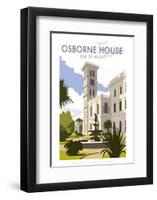 Osborne House, IOW - Dave Thompson Contemporary Travel Print-Dave Thompson-Framed Giclee Print