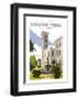 Osborne House, IOW - Dave Thompson Contemporary Travel Print-Dave Thompson-Framed Giclee Print