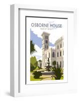 Osborne House, IOW - Dave Thompson Contemporary Travel Print-Dave Thompson-Framed Giclee Print