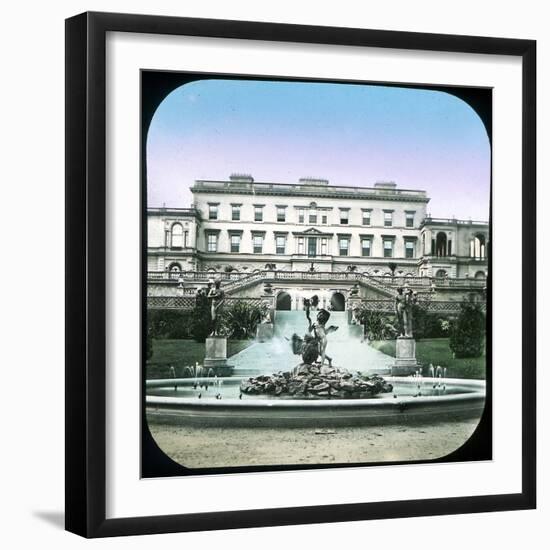 Osborne, Island of Wight (England), the Castle, the Facade Are-Leon, Levy et Fils-Framed Photographic Print