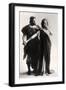 Oscar Asche and Lily Brayton in a Scene from the Virgin Goddess, Early 20th Century-Rita Martin-Framed Photographic Print