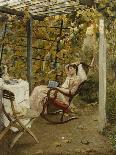 In the Pergola-Oscar Bluhm-Giclee Print