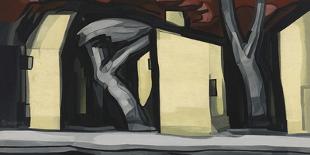 New Hampshire Town, 1931 (Watercolour and Gouache on Paperboard)-Oscar Florianus Bluemner-Giclee Print