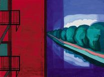 Contrasts (Two Spaces). 1934-Oscar Florianus Bluemner-Framed Stretched Canvas