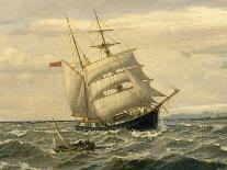 Ship, 1883-Oscar Kleineh-Mounted Giclee Print