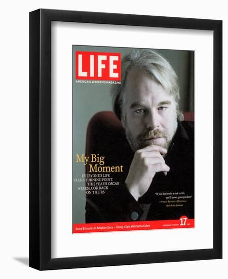 Oscar Nominated Actor Philip Seymour Hoffman, February 17, 2006-Cliff Watts-Framed Photographic Print