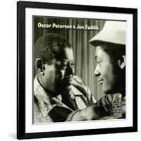 Oscar Peterson and Jon Faddis - Oscar Peterson and Jon Faddis-null-Framed Art Print