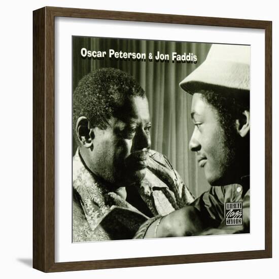 Oscar Peterson and Jon Faddis - Oscar Peterson and Jon Faddis-null-Framed Art Print