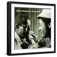 Oscar Peterson and Jon Faddis - Oscar Peterson and Jon Faddis-null-Framed Art Print