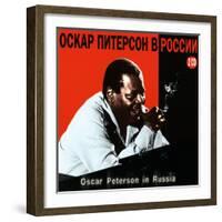 Oscar Peterson In Russia-null-Framed Art Print