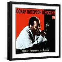 Oscar Peterson In Russia-null-Framed Art Print