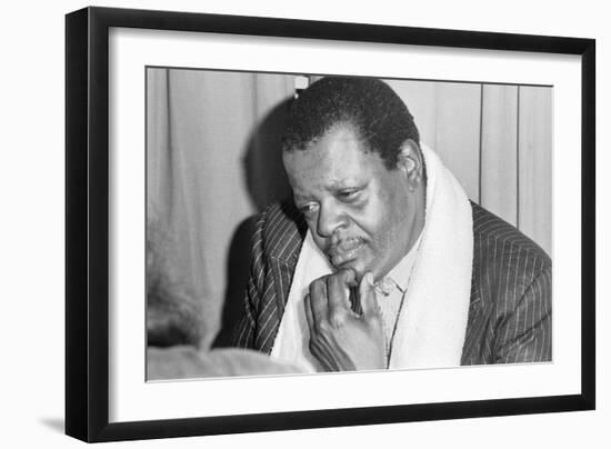 Oscar Peterson, Ronnie Scotts, Soho, London, 1973-Brian O'Connor-Framed Photographic Print