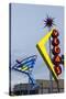 Oscar's Neon Martini Glass and Vegas Neon Signs-Michael DeFreitas-Stretched Canvas