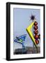 Oscar's Neon Martini Glass and Vegas Neon Signs-Michael DeFreitas-Framed Photographic Print